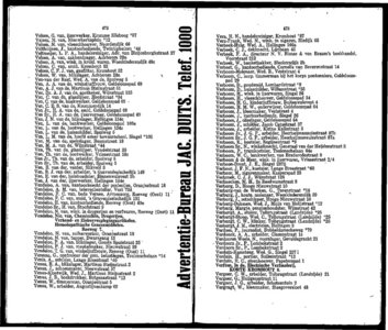  Adresboek van Dordrecht, met aanvullingslijst, samengesteld uit het bevolkingsregister der Gemeente, pagina 240