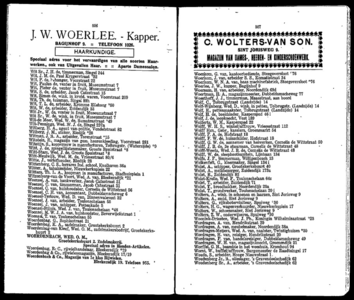  Adresboek van Dordrecht, met aanvullingslijst, samengesteld uit het bevolkingsregister der Gemeente, pagina 257