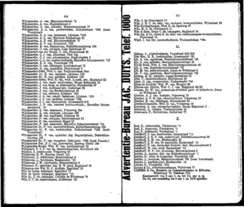  Adresboek van Dordrecht, met aanvullingslijst, samengesteld uit het bevolkingsregister der Gemeente, pagina 259