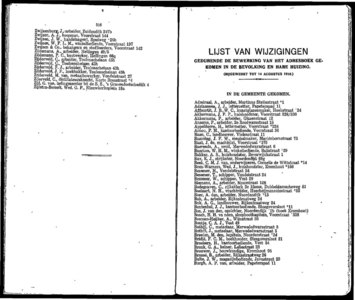  Adresboek van Dordrecht, met aanvullingslijst, samengesteld uit het bevolkingsregister der Gemeente, pagina 262
