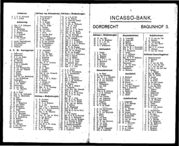  Adresboek van Dordrecht 1919 samengesteld uit het bevolkingsregister der Gemeente, gemeentelijke uitgave, pagina 5