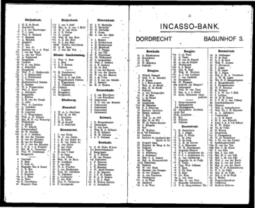  Adresboek van Dordrecht 1919 samengesteld uit het bevolkingsregister der Gemeente, gemeentelijke uitgave, pagina 9
