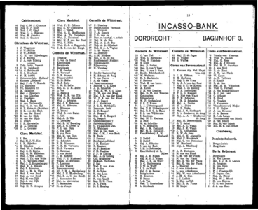  Adresboek van Dordrecht 1919 samengesteld uit het bevolkingsregister der Gemeente, gemeentelijke uitgave, pagina 11