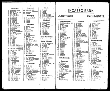  Adresboek van Dordrecht 1919 samengesteld uit het bevolkingsregister der Gemeente, gemeentelijke uitgave, pagina 27
