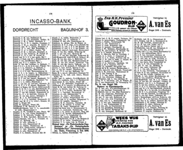  Adresboek van Dordrecht 1919 samengesteld uit het bevolkingsregister der Gemeente, gemeentelijke uitgave, pagina 93