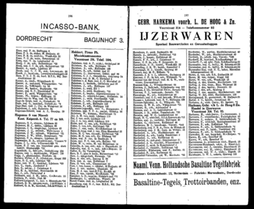  Adresboek van Dordrecht 1919 samengesteld uit het bevolkingsregister der Gemeente, gemeentelijke uitgave, pagina 102