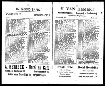  Adresboek van Dordrecht 1919 samengesteld uit het bevolkingsregister der Gemeente, gemeentelijke uitgave, pagina 104