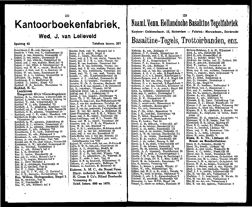  Adresboek van Dordrecht 1919 samengesteld uit het bevolkingsregister der Gemeente, gemeentelijke uitgave, pagina 115