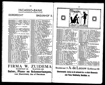  Adresboek van Dordrecht 1919 samengesteld uit het bevolkingsregister der Gemeente, gemeentelijke uitgave, pagina 149