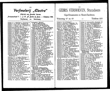  Adresboek van Dordrecht 1919 samengesteld uit het bevolkingsregister der Gemeente, gemeentelijke uitgave, pagina 163