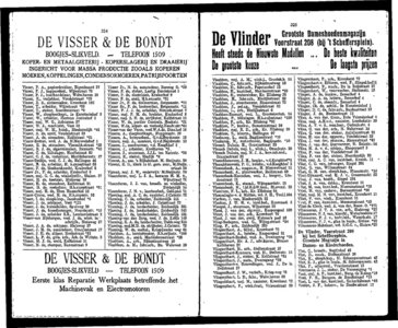  Adresboek van Dordrecht 1919 samengesteld uit het bevolkingsregister der Gemeente, gemeentelijke uitgave, pagina 166