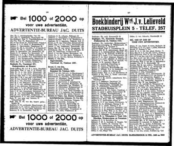  Adresboek van Dordrecht. 1922 samengesteld uit het bevolkingsregister der Gemeente, bijgewerkt tot 1 april 1922, pagina 100