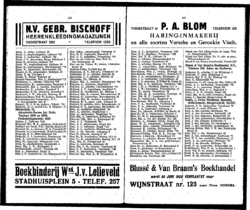  Adresboek van Dordrecht. 1922 samengesteld uit het bevolkingsregister der Gemeente, bijgewerkt tot 1 april 1922, pagina 103