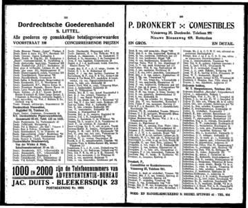  Adresboek van Dordrecht. 1922 samengesteld uit het bevolkingsregister der Gemeente, bijgewerkt tot 1 april 1922, pagina 118