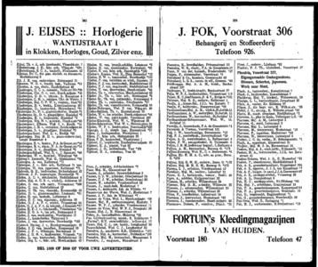  Adresboek van Dordrecht. 1922 samengesteld uit het bevolkingsregister der Gemeente, bijgewerkt tot 1 april 1922, pagina 124