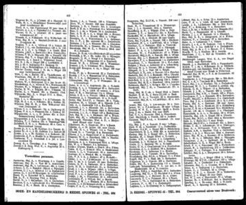  Adresboek van Dordrecht. 1922 samengesteld uit het bevolkingsregister der Gemeente, bijgewerkt tot 1 april 1922, pagina 216