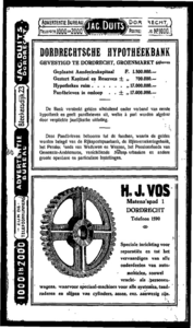  Adresboek van Dordrecht. 1922 samengesteld uit het bevolkingsregister der Gemeente, bijgewerkt tot 1 april 1922, pagina 237