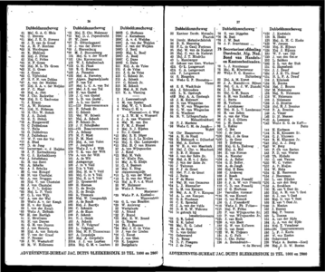 Adresboek van Dordrecht. 1924 samengesteld uit het bevolkingsregister der Gemeente, bijgewerkt tot 1 januari 1924, pagina 20