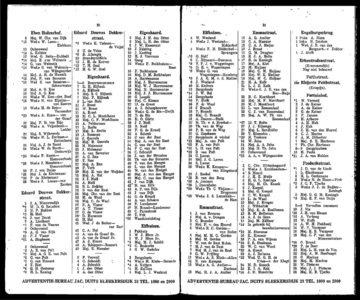  Adresboek van Dordrecht. 1924 samengesteld uit het bevolkingsregister der Gemeente, bijgewerkt tot 1 januari 1924, pagina 22
