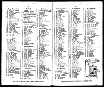  Adresboek van Dordrecht. 1924 samengesteld uit het bevolkingsregister der Gemeente, bijgewerkt tot 1 januari 1924, pagina 34