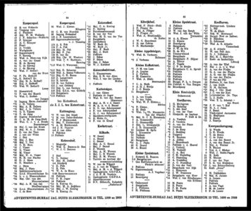  Adresboek van Dordrecht. 1924 samengesteld uit het bevolkingsregister der Gemeente, bijgewerkt tot 1 januari 1924, pagina 39
