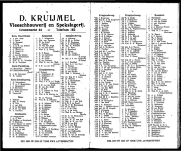  Adresboek van Dordrecht. 1924 samengesteld uit het bevolkingsregister der Gemeente, bijgewerkt tot 1 januari 1924, pagina 42