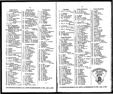  Adresboek van Dordrecht. 1924 samengesteld uit het bevolkingsregister der Gemeente, bijgewerkt tot 1 januari 1924, pagina 45
