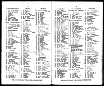  Adresboek van Dordrecht. 1924 samengesteld uit het bevolkingsregister der Gemeente, bijgewerkt tot 1 januari 1924, pagina 46