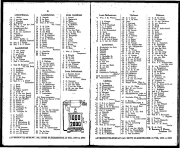  Adresboek van Dordrecht. 1924 samengesteld uit het bevolkingsregister der Gemeente, bijgewerkt tot 1 januari 1924, pagina 47
