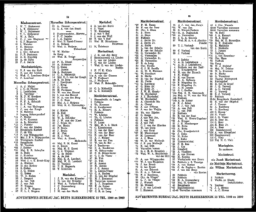  Adresboek van Dordrecht. 1924 samengesteld uit het bevolkingsregister der Gemeente, bijgewerkt tot 1 januari 1924, pagina 49