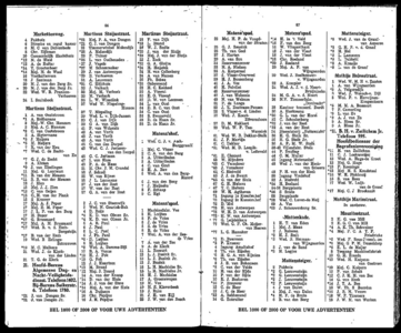  Adresboek van Dordrecht. 1924 samengesteld uit het bevolkingsregister der Gemeente, bijgewerkt tot 1 januari 1924, pagina 50