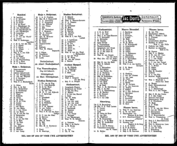  Adresboek van Dordrecht. 1924 samengesteld uit het bevolkingsregister der Gemeente, bijgewerkt tot 1 januari 1924, pagina 52
