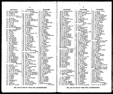  Adresboek van Dordrecht. 1924 samengesteld uit het bevolkingsregister der Gemeente, bijgewerkt tot 1 januari 1924, pagina 54
