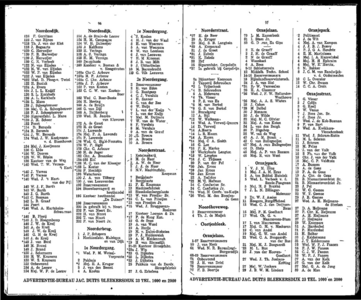  Adresboek van Dordrecht. 1924 samengesteld uit het bevolkingsregister der Gemeente, bijgewerkt tot 1 januari 1924, pagina 55