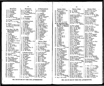  Adresboek van Dordrecht. 1924 samengesteld uit het bevolkingsregister der Gemeente, bijgewerkt tot 1 januari 1924, pagina 58