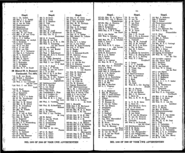  Adresboek van Dordrecht. 1924 samengesteld uit het bevolkingsregister der Gemeente, bijgewerkt tot 1 januari 1924, pagina 62