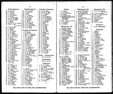  Adresboek van Dordrecht. 1924 samengesteld uit het bevolkingsregister der Gemeente, bijgewerkt tot 1 januari 1924, pagina 68