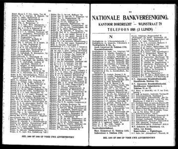  Adresboek van Dordrecht. 1924 samengesteld uit het bevolkingsregister der Gemeente, bijgewerkt tot 1 januari 1924, ...