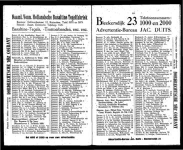  Adresboek van Dordrecht. 1926 samengesteld uit het bevolkingsregister der Gemeente, bijgewerkt tot 1 februaril 1926, ...