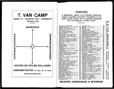Adresboek van de Gemeente Dordrecht. 1934 samengesteld uit het bevolkingsregister der Gemeente, bijgewerkt tot 26 ...