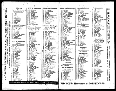  Adresboek van de Gemeente Dordrecht. 1934 samengesteld uit het bevolkingsregister der Gemeente, bijgewerkt tot 26 ...