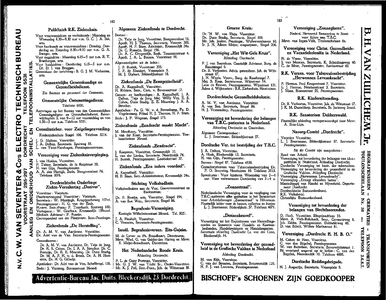 Adresboek van de Gemeente Dordrecht. 1934 samengesteld uit het bevolkingsregister der Gemeente, bijgewerkt tot 26 ...