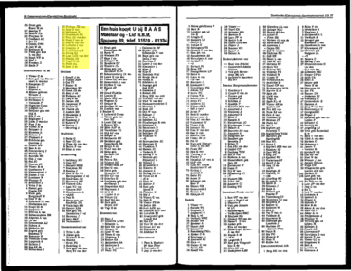  NUHA inwoneradresboek voor Dordrecht 1973, volgens officiële gegevens en eigen onderzoekingen, pagina 201