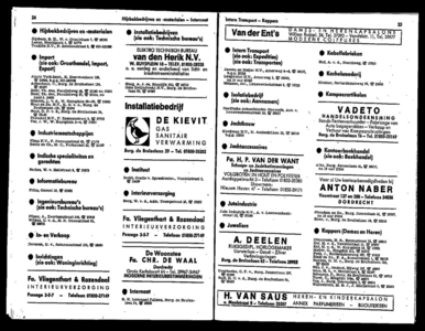  Het Nuha-Adresboek voor Zwijndrecht 1967 volgens officiele gegevens, pagina 27