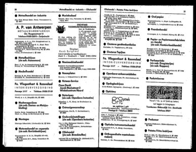  Het Nuha-Adresboek voor Zwijndrecht 1967 volgens officiele gegevens, pagina 30