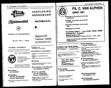  Het NUHA-Adresboek voor Zwijndrecht 1970 volgens officiële gegevens, pagina 43