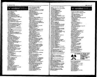 Het NUHA-Adresboek voor Zwijndrecht 1970 volgens officiële gegevens, pagina 64
