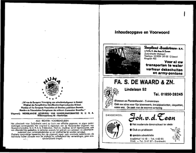Zwijndrecht uitgave inwonersadresboek 1973 volgens officiële gegevens en op basis van eigen onderzoekingen, pagina 3