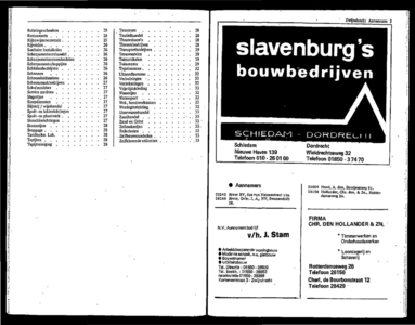 Zwijndrecht uitgave inwonersadresboek 1973 volgens officiële gegevens en op basis van eigen onderzoekingen, pagina 20