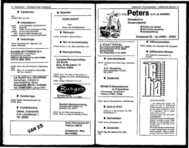  Zwijndrecht uitgave inwonersadresboek 1973 volgens officiële gegevens en op basis van eigen onderzoekingen, pagina 35